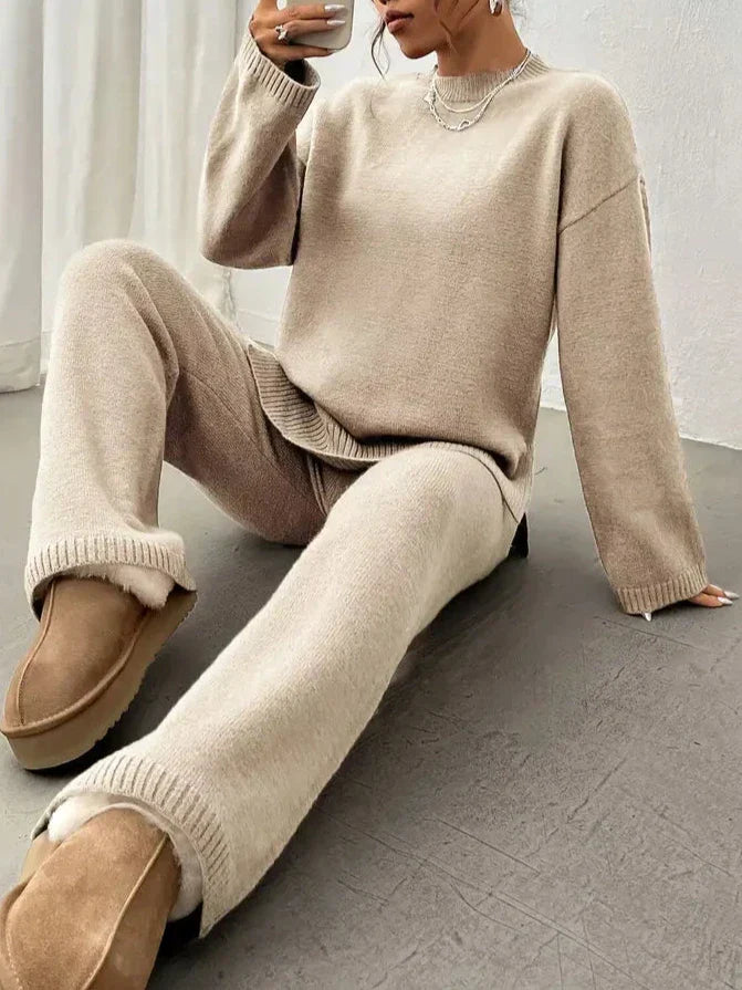 Mila™ | Warm Ribbed Casual Knitted Set