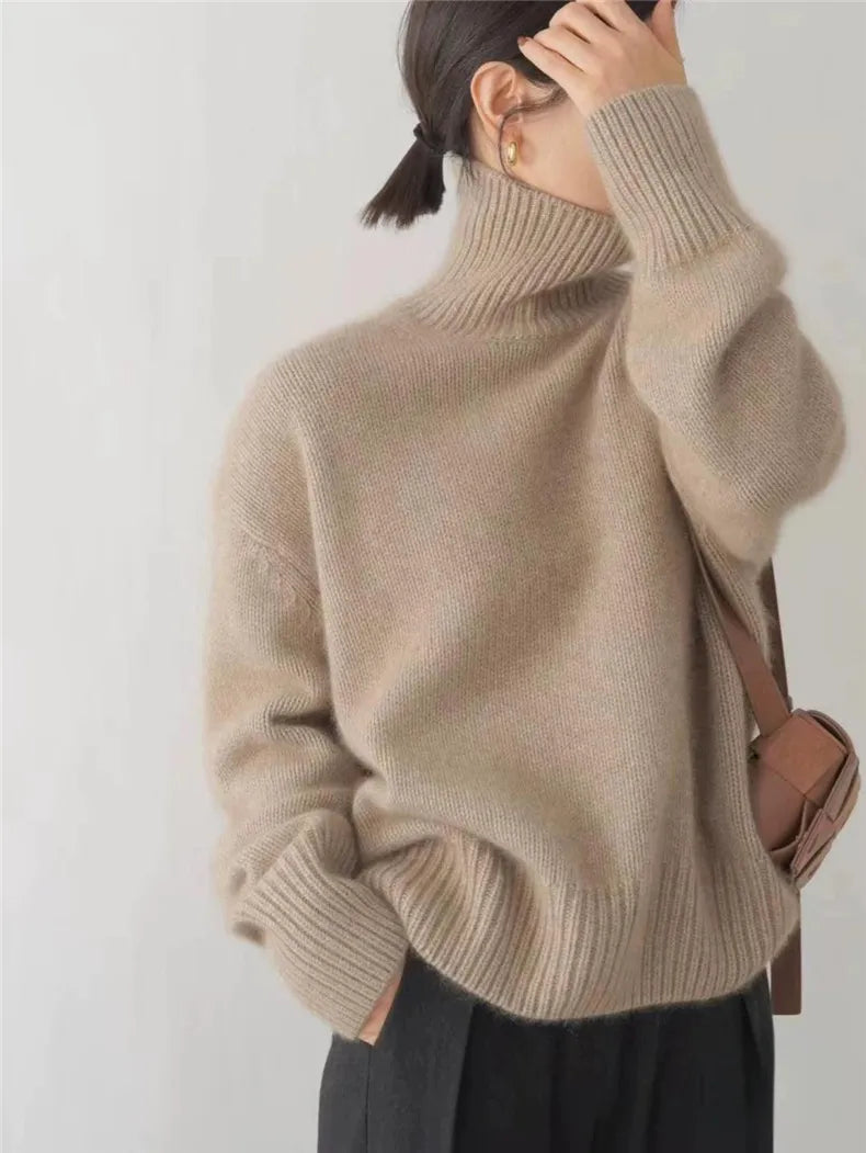 Ivy™ | Comfortable, Soft Knitted Turtleneck Jumper