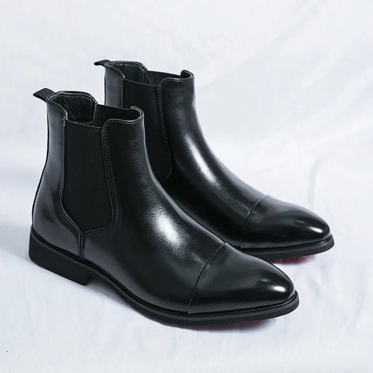 Garett™ | Faux Leather Boots